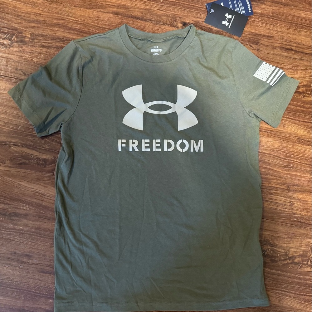 Under Armour Men's Freedom Tee - Olive Green